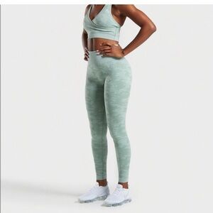 Cinched Gymshark Green Camo Leggings